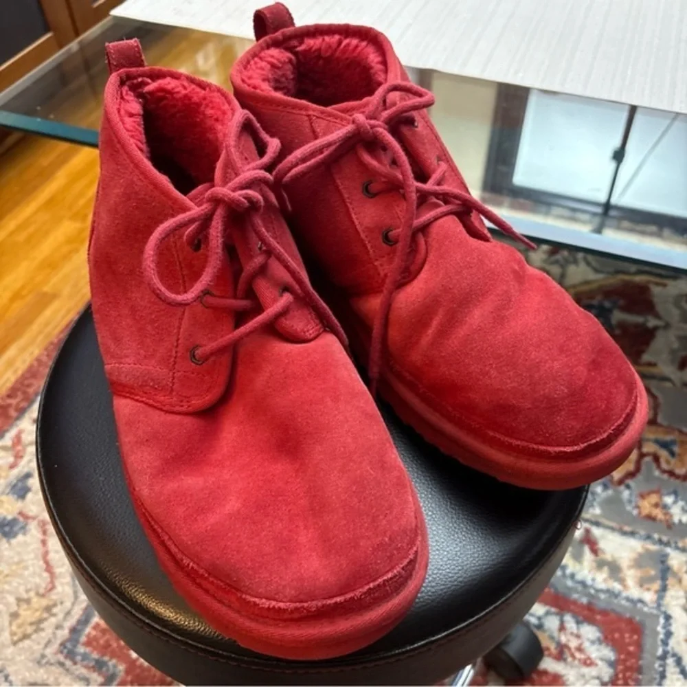 UGG Men's Red Suede Boots size 13